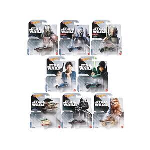 Hot Wheels Star Wars Starships with Stand and Character Cars - Choose one